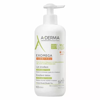 A-Derma Exomega Control pieno drėkinamasis, 400 ml A-Derma Exomega Control pieno drėkinamasis, 400 ml