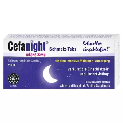 CEFANIGHT intens 2 mg emalio tabletės, 60 vnt CEFANIGHT intens 2 mg emalio tabletės, 60 vnt