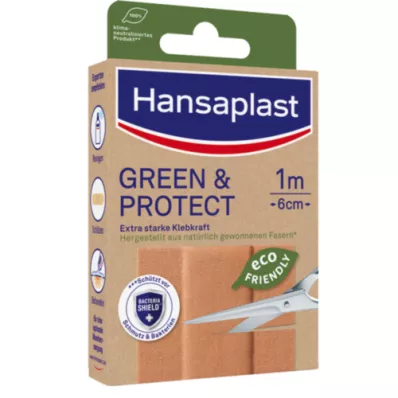 HANSAPLAST Žalias &amp; Apsauginis tinkas 6 cmx1 m, 1 vnt