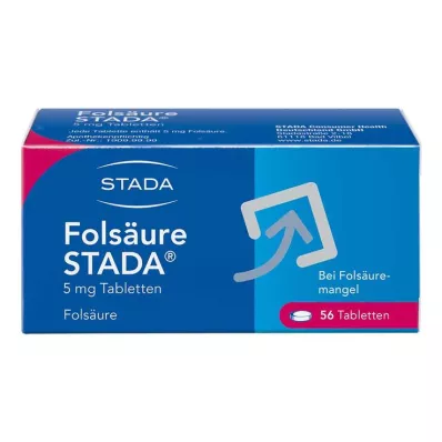Folio rūgštis STADA® 5 mg tabletės, 56 vnt Folio rūgštis STADA® 5 mg tabletės, 56 vnt