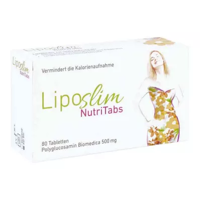 LIPOSLIM NutriTabs tabletės, 80 vnt LIPOSLIM NutriTabs tabletės, 80 vnt