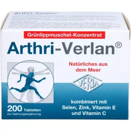 ARTHRI-VERLAN kaip maisto papildas Tabletės, 200 kapsulių