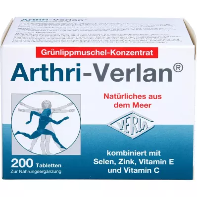 ARTHRI-VERLAN kaip maisto papildas Tabletės, 200 kapsulių