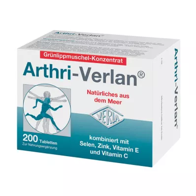 Arthri-Verlan maisto papildo tabletės, 200 tablečių Arthri-Verlan maisto papildo tabletės, 200 tablečių