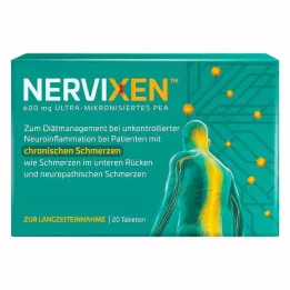 NERVIXEN Tabletės, 20 vnt