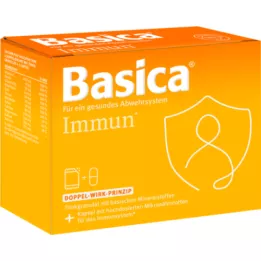 BASICA Imuninės geriamosios granulės + kapsulė 7 dienoms, 7 vnt