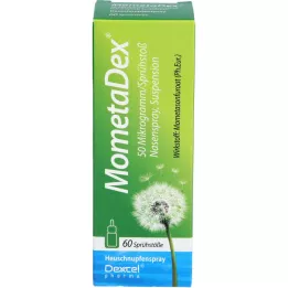 MOMETADEX 50 μg/spray nosies purškalo suspensija 60 išpurškimų, 10 g
