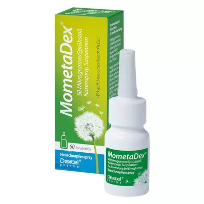MOMETADEX 50 μg/spray nosies purškalo suspensija 60 išpurškimų, 10 g