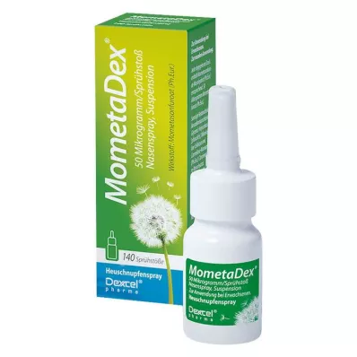 Mometadex 50 µg/purškalas nosies purškalo suspensija, 18 g Mometadex 50 µg/purškalas nosies purškalo suspensija, 18 g