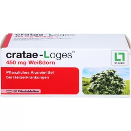 CRATAE-LOGES 450 mg gudobelių plėvele dengtos tabletės, 50 vnt
