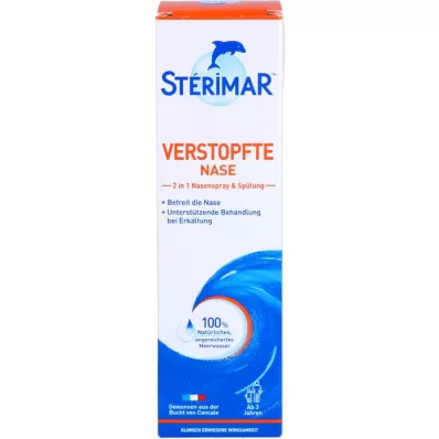 STERIMAR Nosies purškalas užsikimšusiai nosiai, 100 ml