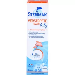 STERIMAR Kūdikių nuo 3 mėnesių nosies purškalas nuo užsikimšusios nosies, 100 ml