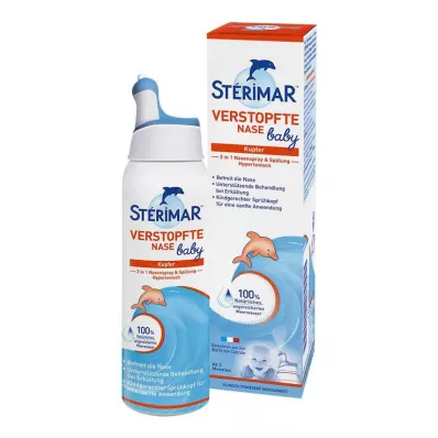 STÉRIMAR Nosies užgultas kūdikis 2 viename nosies purškalas & Skalavimo priemonė, 100 ml STÉRIMAR Nosies užgultas kūdikis 2 viename nosies purškalas & Skalavimo priemonė, 100 ml