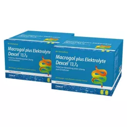 MACROGOL plius elektrolitai Dexcel 13,7 g PLE, 100 vnt