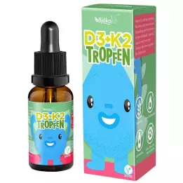 VITAMIN D3+K2 lašai vaikams, 10 ml
