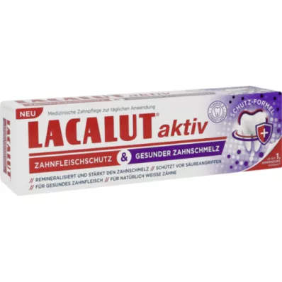 LACALUT aktyvi dantenų apsauga &amp; sveikas emalis, 75 ml