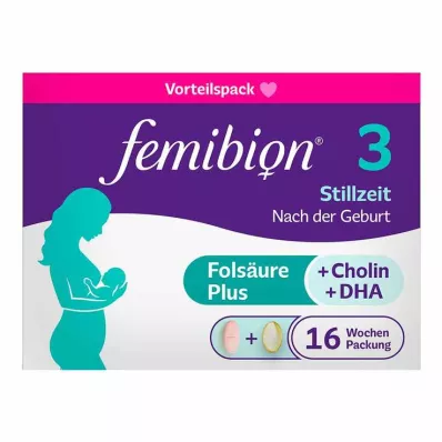 Femibion 3 kombinuotas žindymo paketas, 2x112 vnt