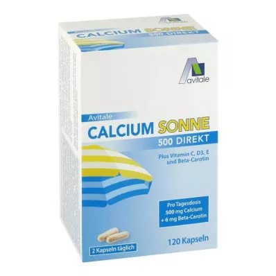 CALCIUM SONNE 500 kapsulių, 120 vnt CALCIUM SONNE 500 kapsulių, 120 vnt