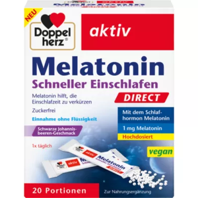 DOPPELHERZ Melatonin Direct Užmigti greičiau, 20 vnt