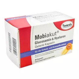MOBIAKUT Gliukozaminas &amp; Hialurono sąnarių kapsulės, 90 kapsulių