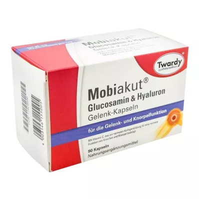 Mobiakut Glucosamine &amp; Hialurono kapsulės sąnariams, 90 vnt