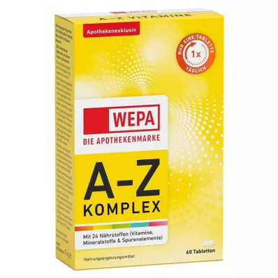 Wepa A-Z kompleksinės tabletės, 60 vnt Wepa A-Z kompleksinės tabletės, 60 vnt