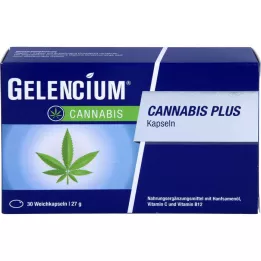 GELENCIUM Cannabis Plus kapsulės, 30 kapsulių
