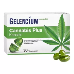 GELENCIUM Cannabis Plus kapsulės, 30 kapsulių