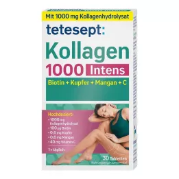 TETESEPT Kolageno 1000 Intens tabletės, 30 kapsulių