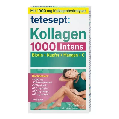 Tetesept Collagen 1000 Intens tabletės, 30 vnt Tetesept Collagen 1000 Intens tabletės, 30 vnt