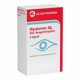 HYALURON AL Geliniai akių lašai 3 mg/ml, 2X10 ml