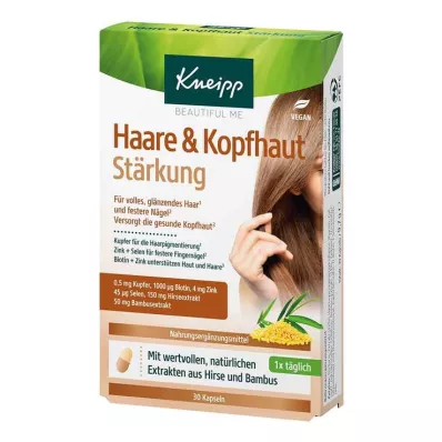 Kneipp Hair &amp; Galvos odą stiprinančios kapsulės, 30 vnt