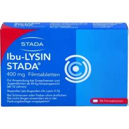 IBU-LYSIN STADA 400 mg plėvele dengtos tabletės, 10 vnt