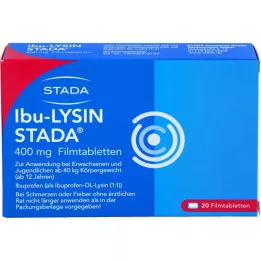 IBU-LYSIN STADA 400 mg plėvele dengtos tabletės, 20 vnt