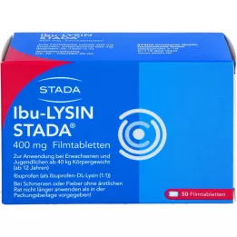 IBU-LYSIN STADA 400 mg plėvele dengtos tabletės, 50 vnt