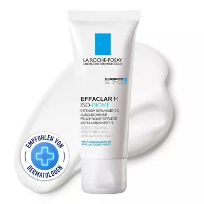 La Roche Posay Effaclar H Iso-Biome drėkinamasis kremas, 40 ml La Roche Posay Effaclar H Iso-Biome drėkinamasis kremas, 40 ml