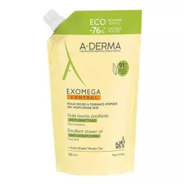 A-DERMA EXOMEGA CONTROL Dušo aliejaus užpildas, 500 ml