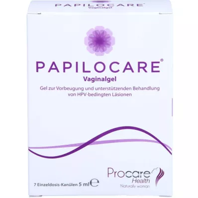 PAPILOCARE Vaginalinis gelis, 7X5 ml