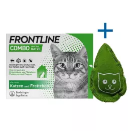 FRONTLINE Combo Spot on cat tirpalas, skirtas tepti ant odos, 3 vnt