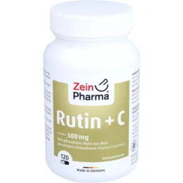 RUTIN 500 mg+C kapsulės, 120 vnt