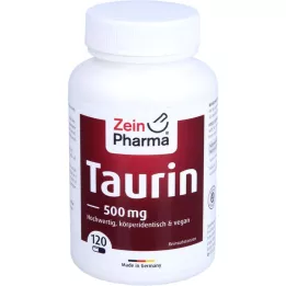 TAURIN 500 mg kapsulės, 120 vnt