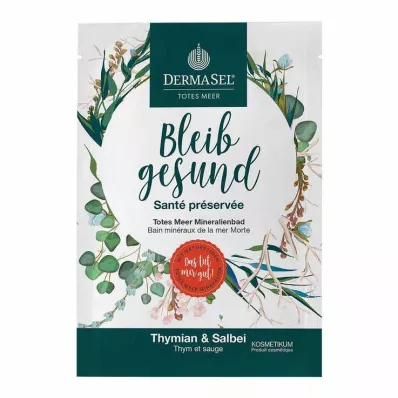 DERMASEL Negyvosios jūros vonios kristalai Išlik sveikas, 60 g DERMASEL Negyvosios jūros vonios kristalai Išlik sveikas, 60 g