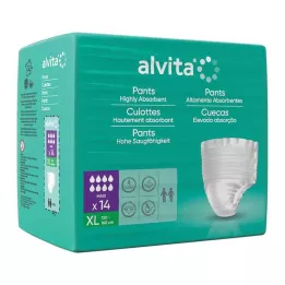 ALVITA Inkontinencijos kelnės maxi xl, 14 vnt