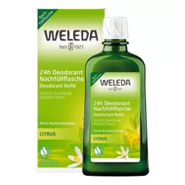 WELEDA Citrusinių vaisių gaivaus deo purškalo buteliukas, 200 ml