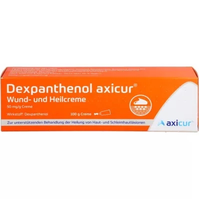 DEXPANTHENOL axicur žaizdų ir gijimo kremas 50 mg/g, 100 g