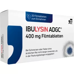 IBULYSIN ADGC 400 mg plėvele dengtos tabletės, 20 vnt