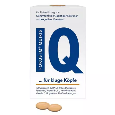 Focus IQ Quiris minkštos kapsulės, 120 vnt Focus IQ Quiris minkštos kapsulės, 120 vnt