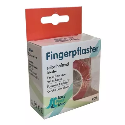 UM Easyplast pirštų tinkas savadarbis 2,5 cmx5 m raudonas, 1 vnt UM Easyplast pirštų tinkas savadarbis 2,5 cmx5 m raudonas, 1 vnt