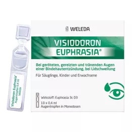 VISIODORON Eufrazijos akių lašai, 10X0,4 ml