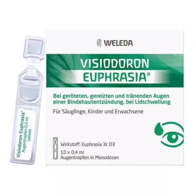 VISIODORON Eufrazijos akių lašai, 10X0,4 ml VISIODORON Eufrazijos akių lašai, 10X0,4 ml
